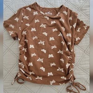 Hollister Brown Baby Tee